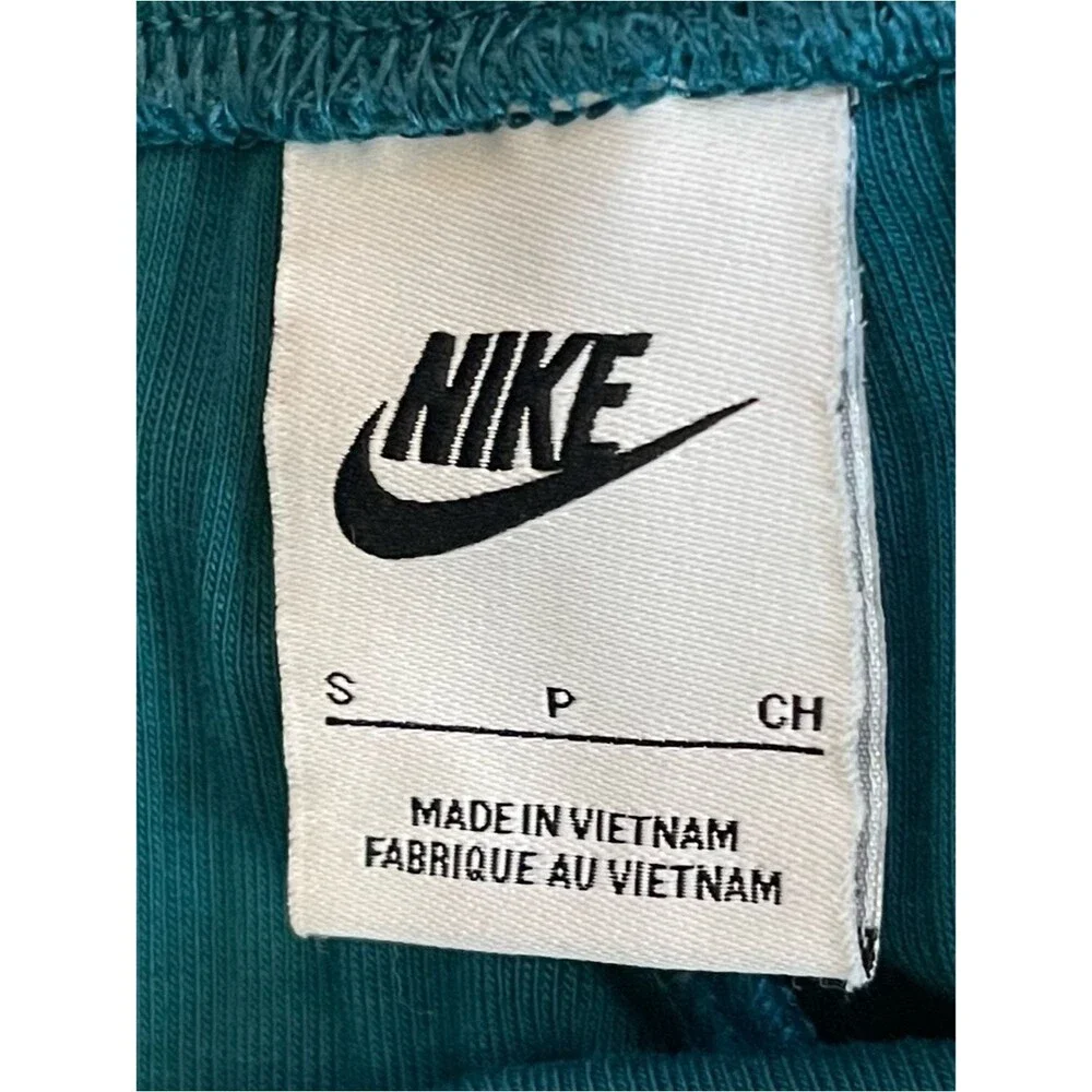 NIKE Turquoise Ribbed Flare Athletic Yoga Pants NWOT Size S